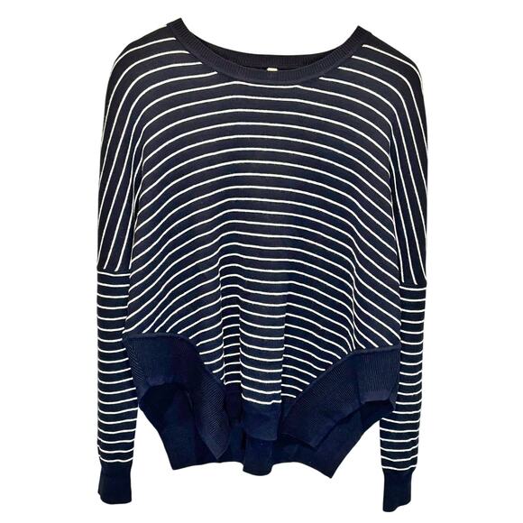 Anthro Moth Striped Oversized Sweater - size Medium - Picture 1 of 6